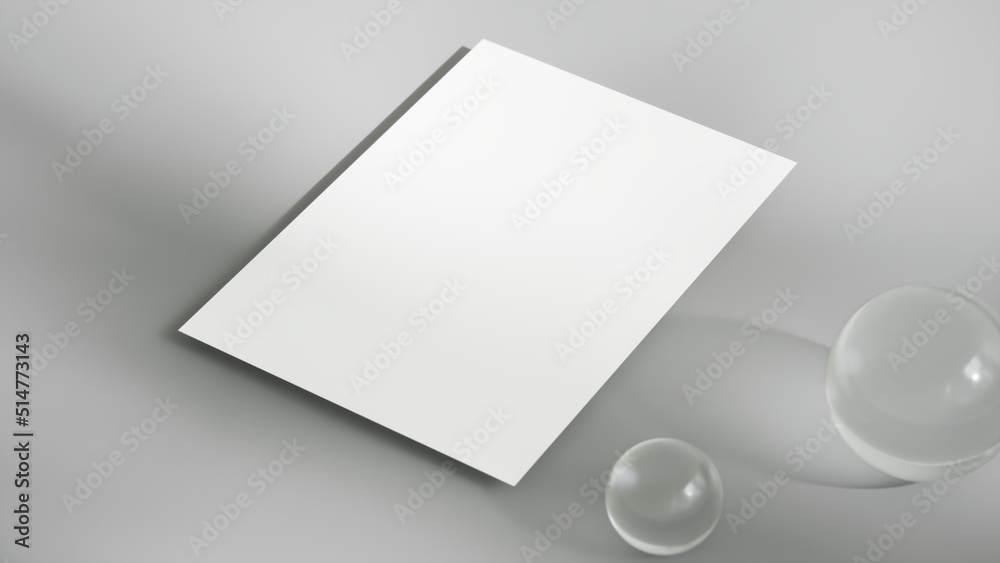 Mockup A4 paper,poster template in business style Mockup A4 paper,poster template in business style