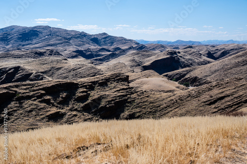 View from the viewpoint at the Kuiseb Pass in Namibia Africa photo