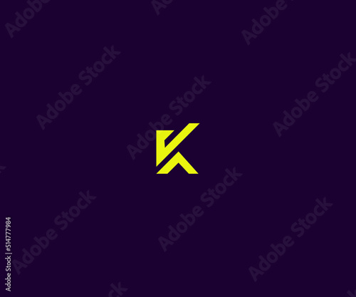 Letter KA, AK, VA, AV, VAK, KVA, K Logo Template vector Abstract Monogram Symbol photo