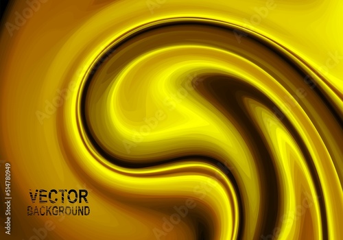 abstract golden, seamless pattern. Waves, curly lines, spiral, stripes, scale ornament. Universal base background. Shining luxurious glamor vector illustration.