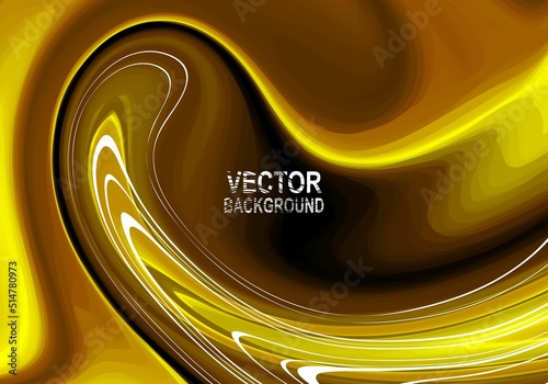 abstract golden, seamless pattern. Waves, curly lines, spiral, stripes, scale ornament. Universal base background. Shining luxurious glamor vector illustration.