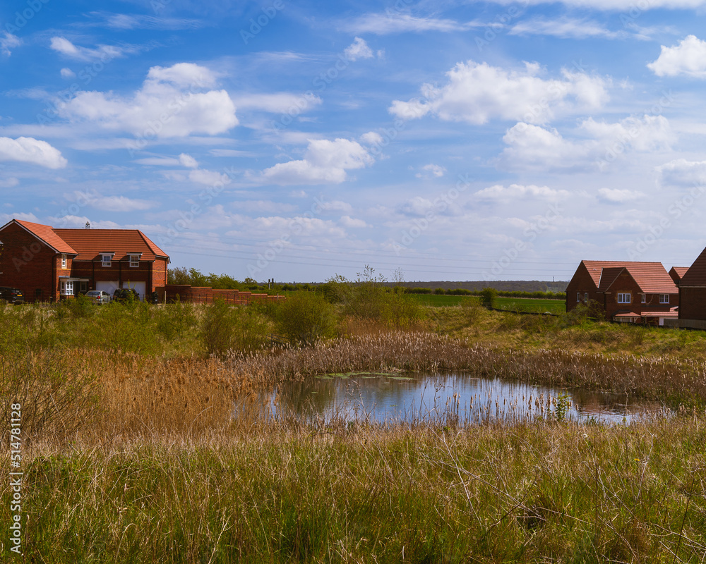 Fototapeta premium house on the river