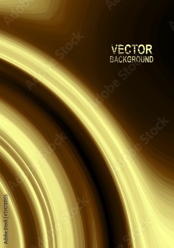 abstract golden, seamless pattern. Waves, curly lines, spiral, stripes, scale ornament. Universal base background. Shining luxurious glamor vector illustration.