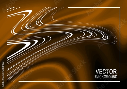 abstract golden, seamless pattern. Waves, curly lines, spiral, stripes, scale ornament. Universal base background. Shining luxurious glamor vector illustration.