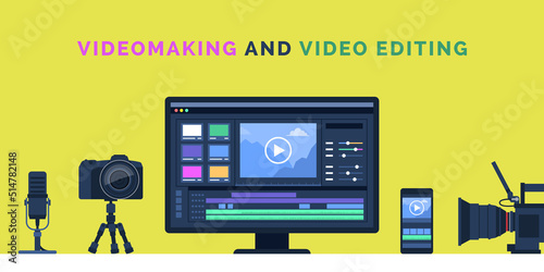 Video making and video editing equipment