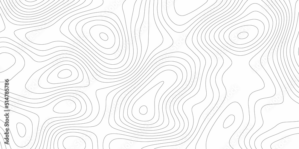 Abstract background with vector illustration of topographic line contour map, black-white design, Luxury black abstract line art, Topographic background and texture .Minimalistic wave concept.
