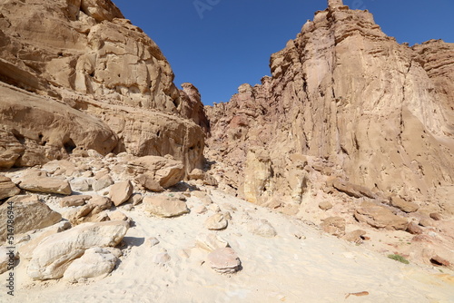 Mountains in the Negev desert in southern Israel