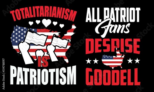 Patriotic Day  Svg T-Shirt Design Bundle