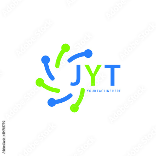 JYT logo design initial creative letter logo.JYT unique letter logo design.
JYT vector logo simple, elegant and luxurious,technology logo shape. 
 photo