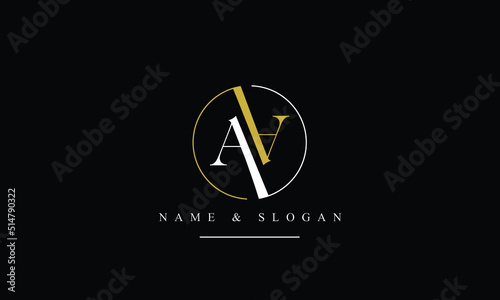 AA, A abstract letters logo monogram