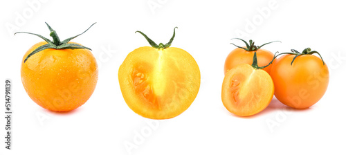 Yellow tomato isolate, set