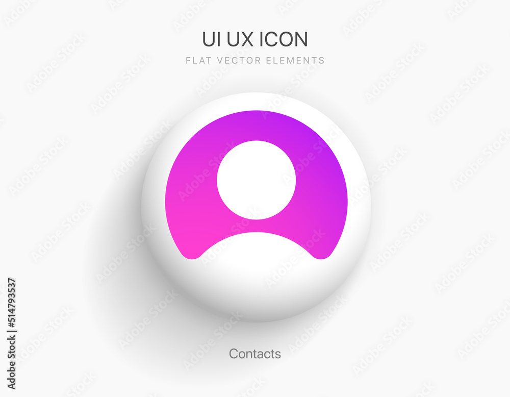 Human symbol. Man and women sign. 3D people, person, user profile icon ...