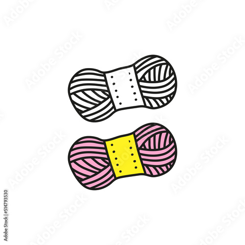 Doodle skein of yarn.