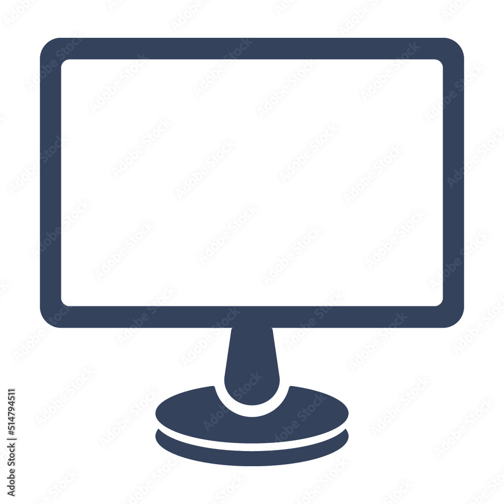 Computer, desktop, display, lcd, monitor, screen icon Computer, desktop, display, lcd, monitor, screen icon