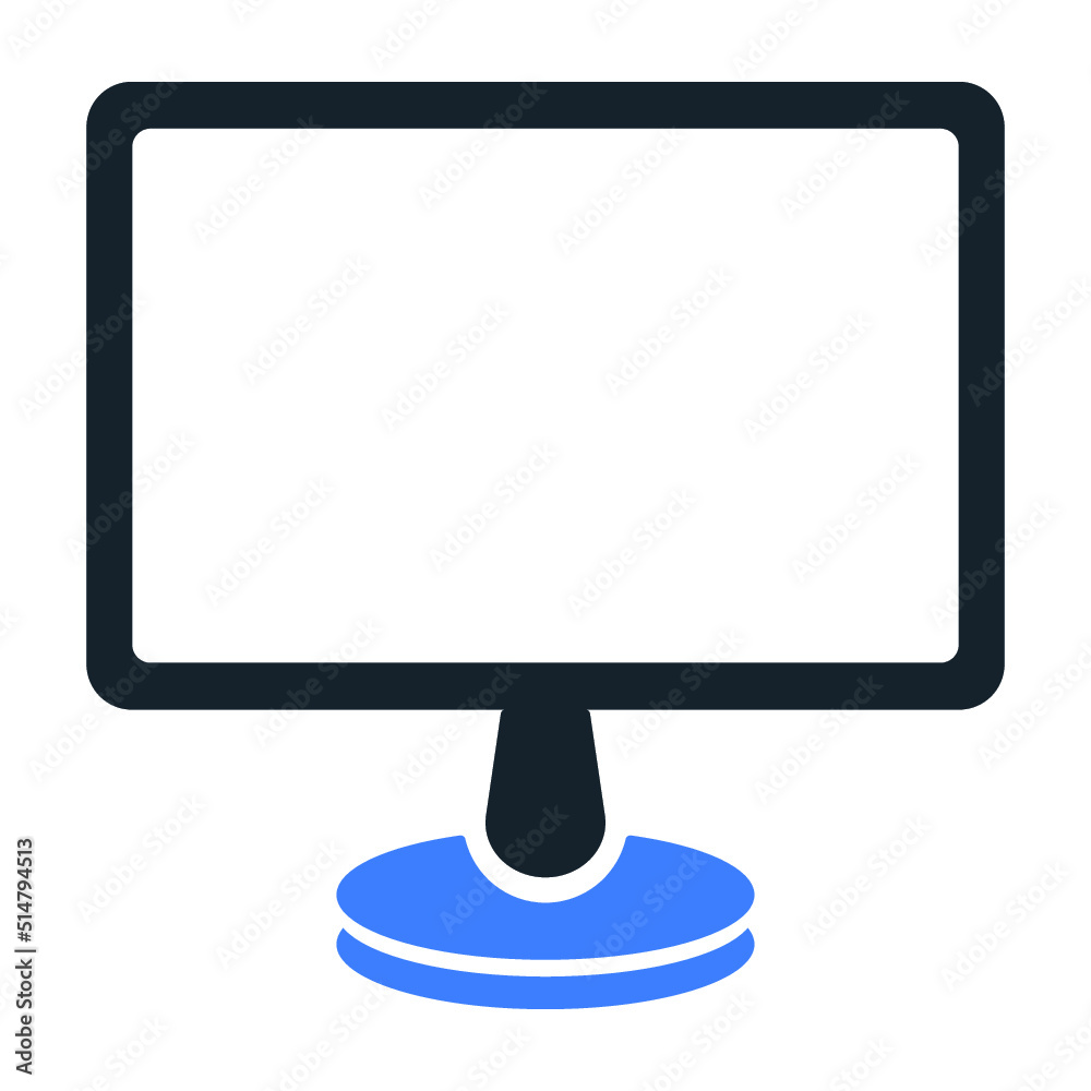 Computer, desktop, display, lcd, monitor, screen icon Computer, desktop, display, lcd, monitor, screen icon
