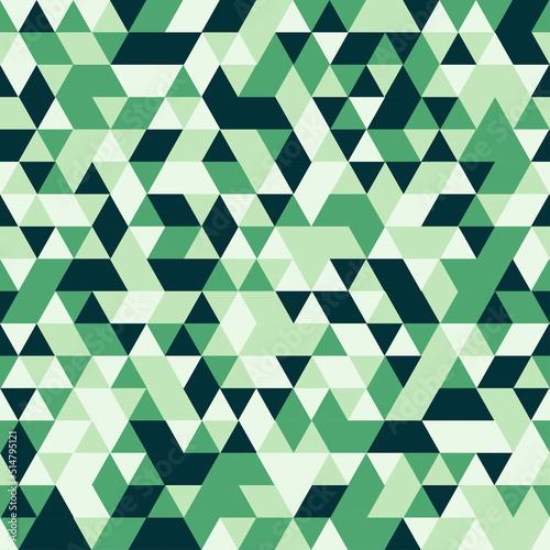 triangle pattern green color