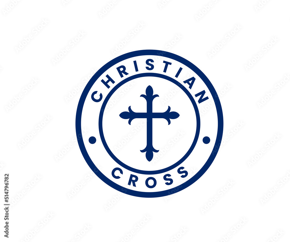 Cross Logo Design, Christian Cross Logo Template Cross Logo Design, Christian Cross Logo Template