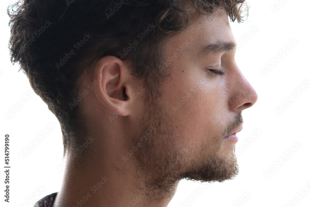 Obraz premium Simple portrait of a young caucasian man