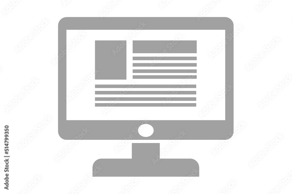 business icon - Monitor business icon - Monitor