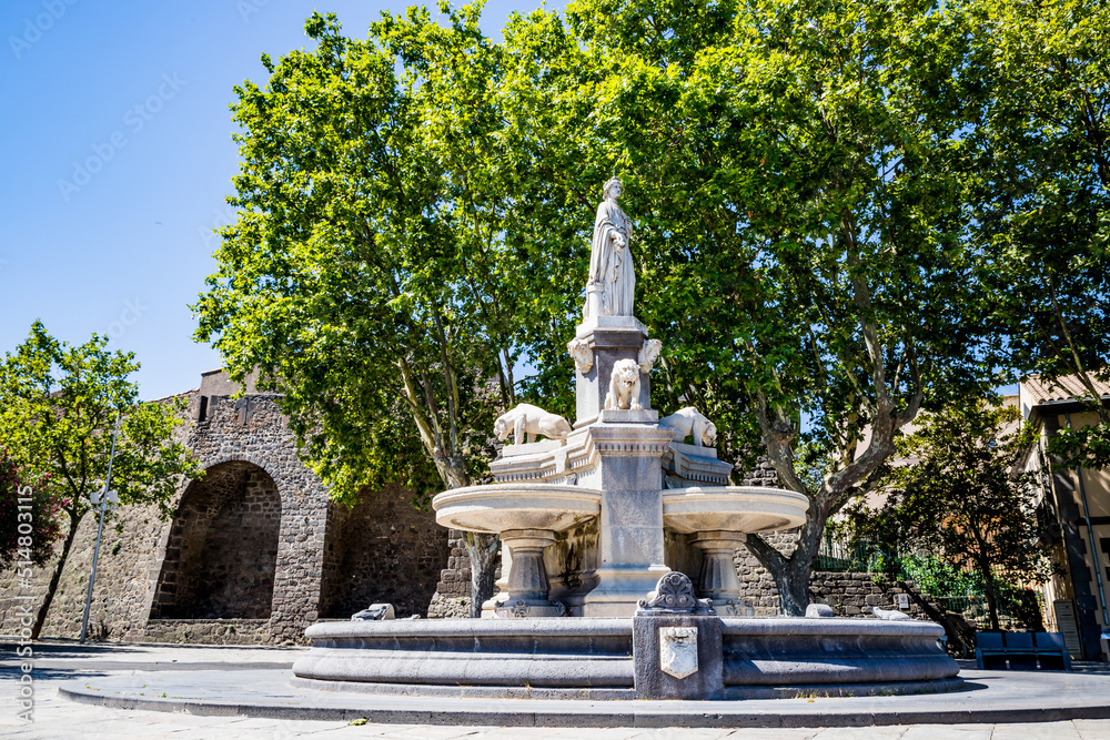 Fototapeta premium Fontaine de la Belle Agathoise à Agde