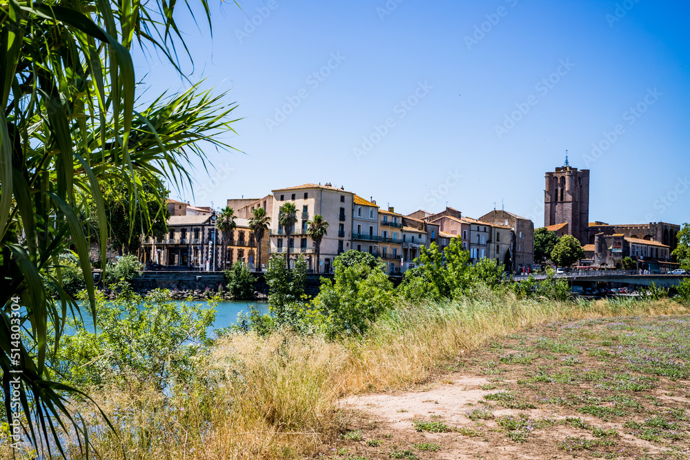 Fototapeta premium Agde , cité agathoise