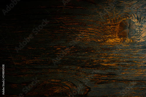 Black oak wooden background. Hardwood texture for wallpaper.