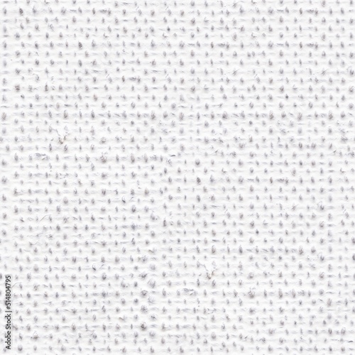 New canvas natural texture in gentle white color for your design work. Seamless pattern background.