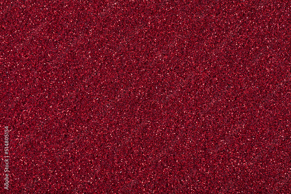 Fototapeta premium Glitter background in lush red colour, texture for elegant new design view.