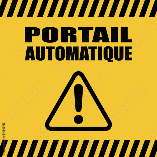 Logo portail automatique.