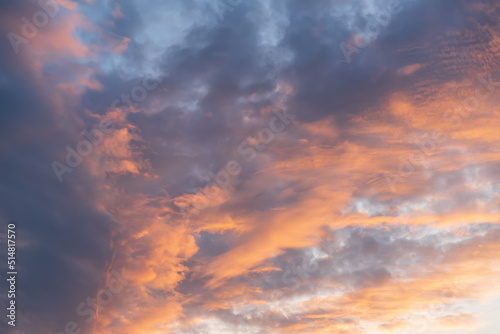 Texture of sunset storm clouds © saikorn