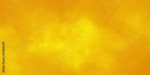 Abstract bright and shinny lovely soft orange watercolor background, Beautiful and light orange or yellow colorful background with watercolor stains and for design.