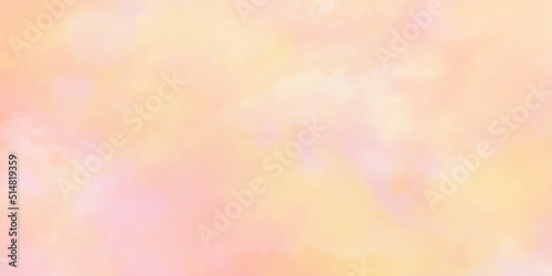 abstract colorful background with watercolor, colorful bright shinny pink and yellow mixed watercolor background for design.