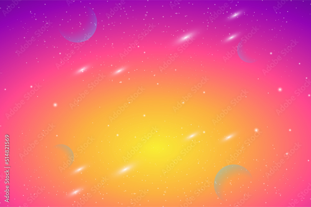 Fototapeta premium Abstract dust particles stars in the sky background