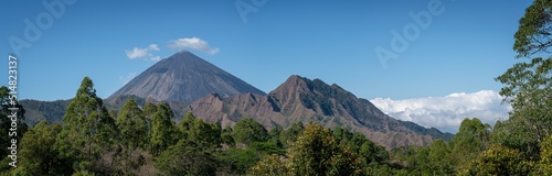 volcano inerie on flores photo
