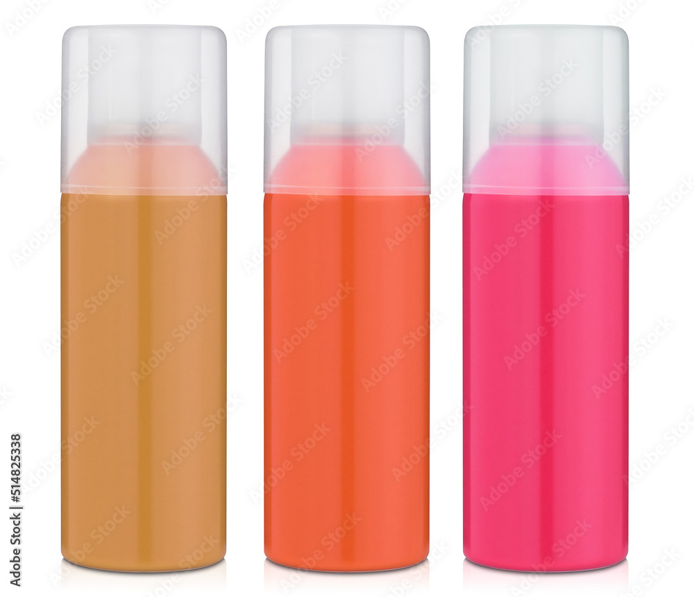 3d render cosmetics bottles mockup