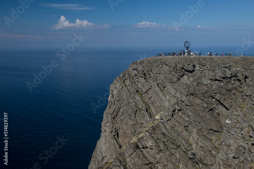 Nordkapp. Norwegian. 06.23.2015.North Cape Nordkapp on the northern point of Norway with Barents Sea