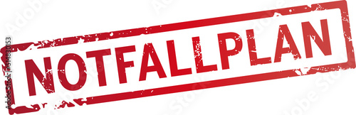 roter Stempel notfallplan