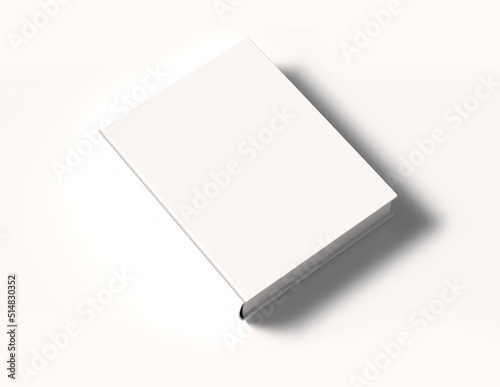 blank book cover mock up