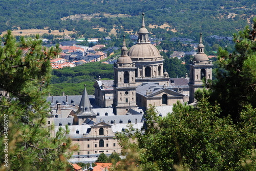 view of the El Escorial Monastery