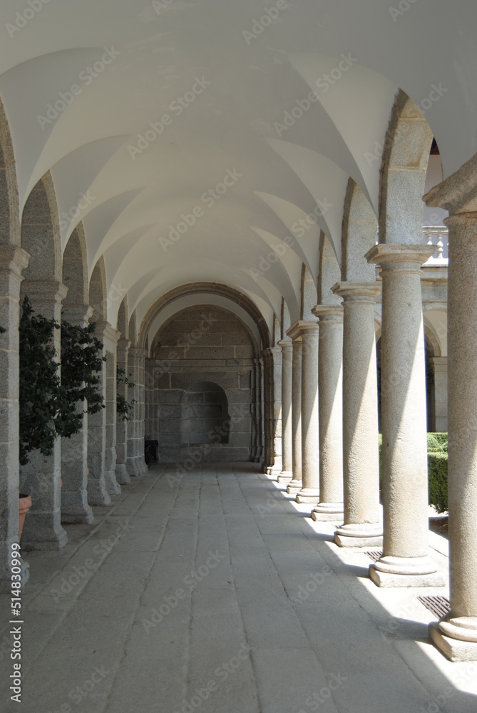arches in el Escorial monastery