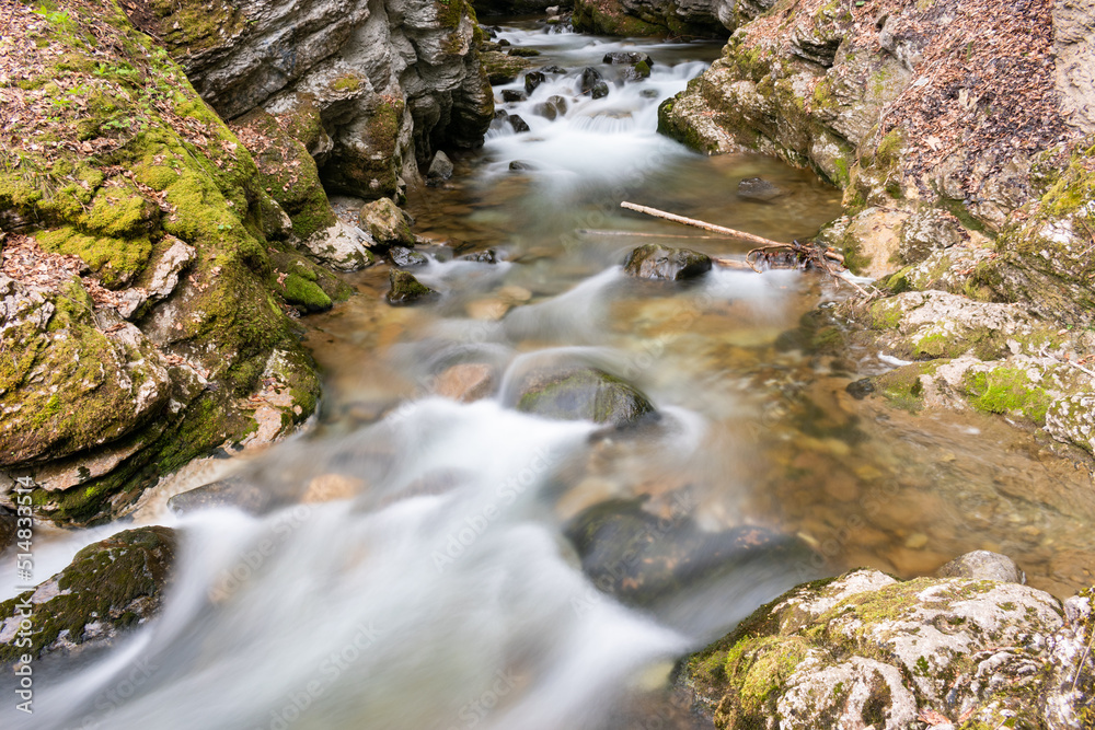 Small river at the Thur waterfalls in Unterwasser in Switzerland Small river at the Thur waterfalls in Unterwasser in Switzerland