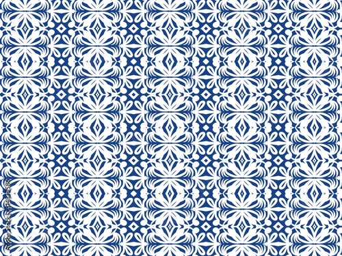Traditional floral ornament design. Ethnic ornamental seamless pattern background. Hand drawing colorful ornate, creative work. Digital art illustration
