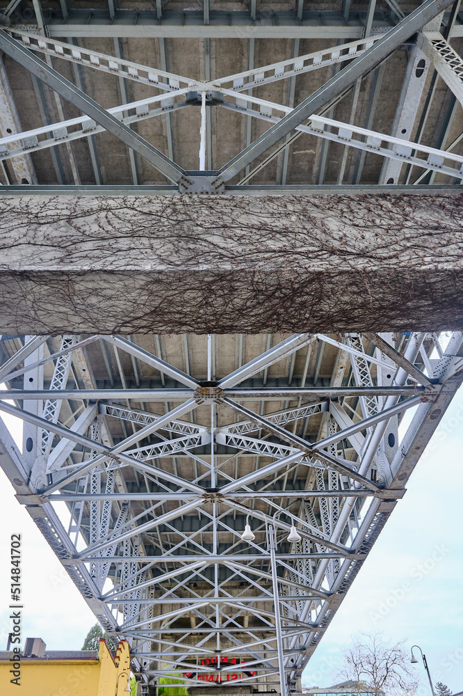 Underside of Steel Bridge