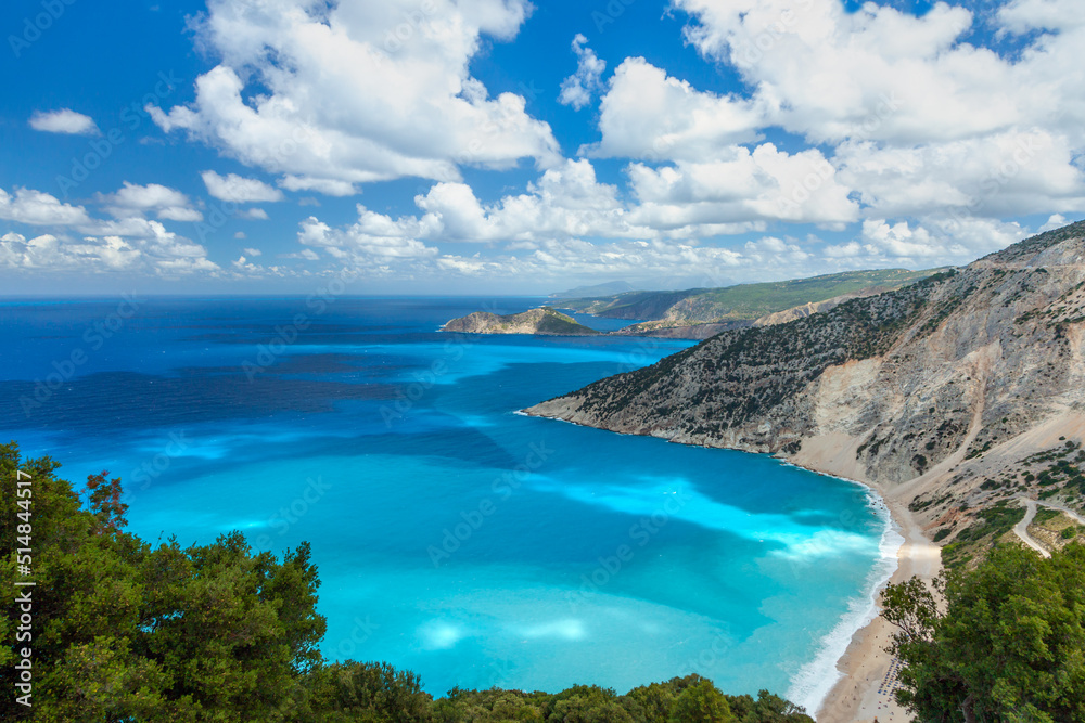 Myrtos beach, Kefalonia, Greece Myrtos beach, Kefalonia, Greece