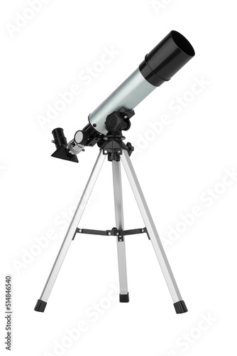 Modern telescope isolated