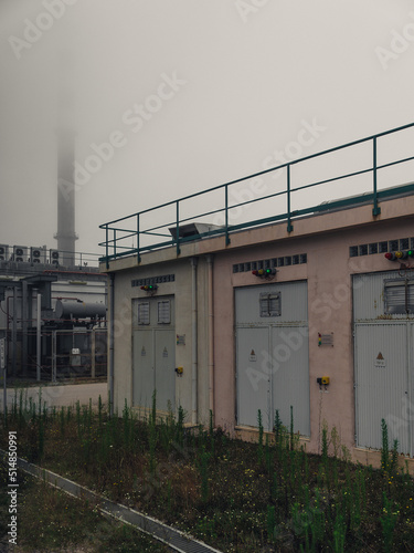 Old oil refinery in Matosinhos buildings, Portugal © SGStock