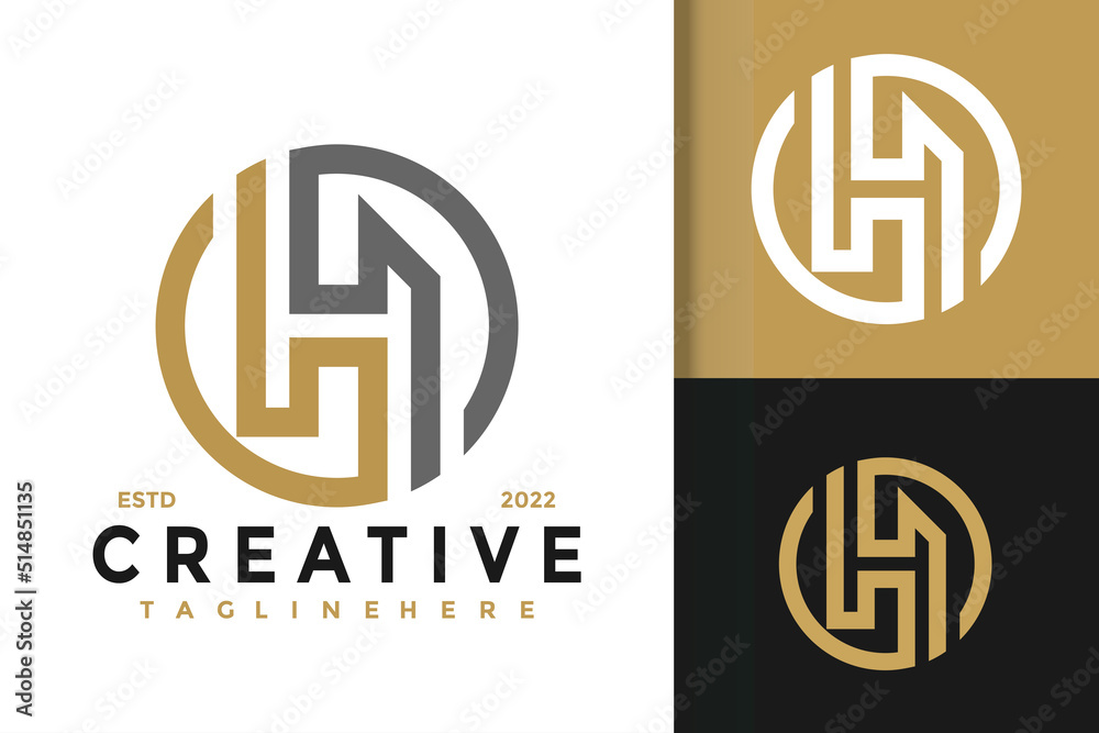 Abstract Monogram Letter H Creative Modern Logo Design Vector For Template Abstract Monogram Letter H Creative Modern Logo Design Vector For Template