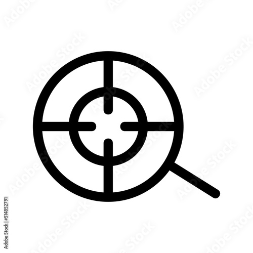 focus icon or logo isolated sign symbol vector illustration - high quality black style vector icons
