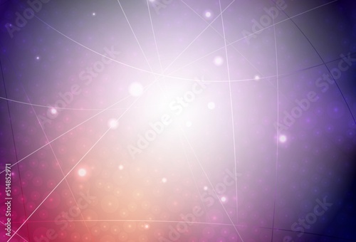 Dark Pink  Yellow vector background with straight lines.