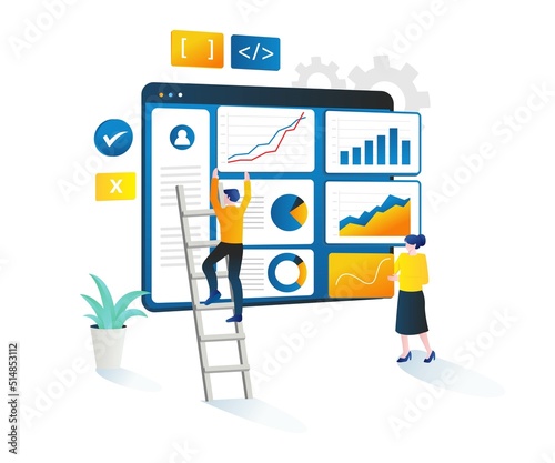 Compile data analysis on business monitor